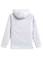 Alpinestars Blaze V3 Hoodie, achteraanzicht, effen wit, fleece pullover hoodie, lange mouwen met geribbelde manchetten en zoom, casual sportkleding