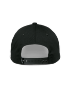 Alpinestars Sessionized pet, snapback-pet, zwart, achteraanzicht met verstelbare sluiting en klein logolabel, katoenen keperstof, casual motorsport-geïnspireerde hoofdbedekking