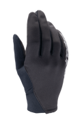 Gants thermiques Alpinestars A-Dura, gants de VTT noirs, construction en tissu flexible avec logo blanc, manchette en néoprène, conçus pour protéger du vent par temps froid