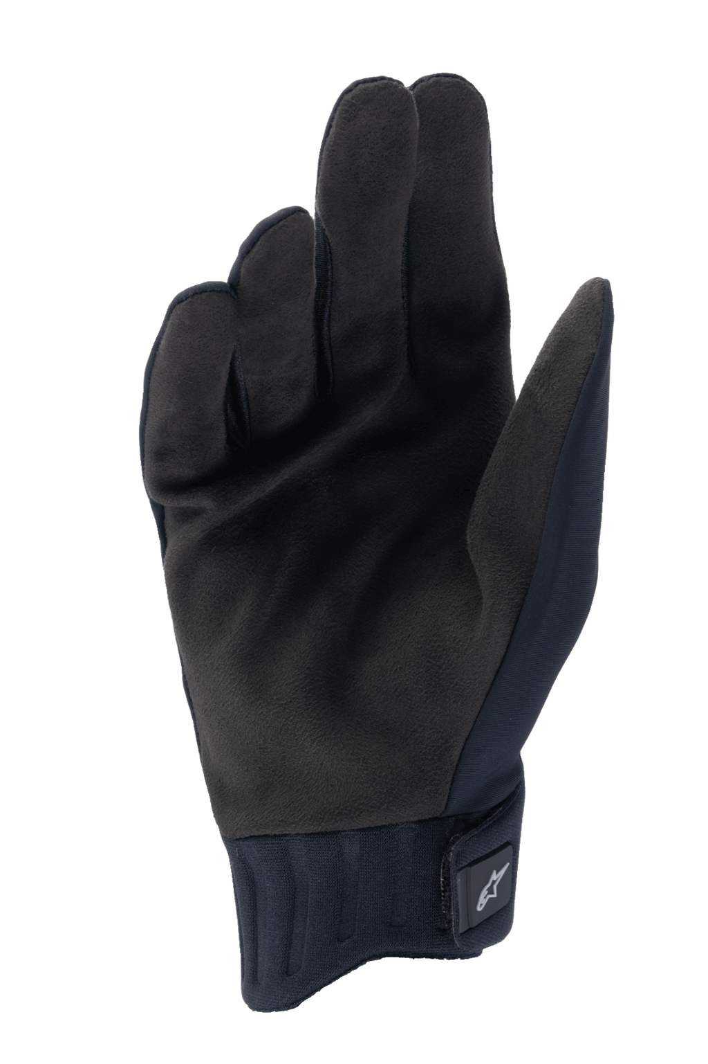 Alpinestars Stella A-Dura Regenhandschoenen, MTB-regenhandschoenen voor dames, zwart, handpalmzijde met synthetische suède grip, geribbelde neopreen manchet met verstelbare band, waterdichte mountainbike-uitrusting