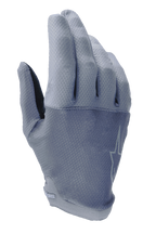 Alpinestars A-Aria handschoenen, MTB-fietshandschoenen, Infinity Blue, met een gestructureerd ruitpatroon op de elastische handrug, lichtgewicht en flexibel ontwerp met laag profiel, ademende off-road performance-uitrusting
