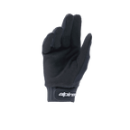 Gants Alpinestars A-Dura, gants de VTT noirs, paume en daim synthétique pour l'adhérence et la durabilité, poignet en néoprène avec fermeture à crochet et boucle, équipement de performance polyvalent pour le VTT