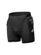 Alpinestars A-Motion Plasma Protektorenshorts, Herren-Mountainbike-Protektorenshorts, Schwarz und Grau, atmungsaktives Mesh-Gewebe, CE-zertifizierte Hüftprotektoren