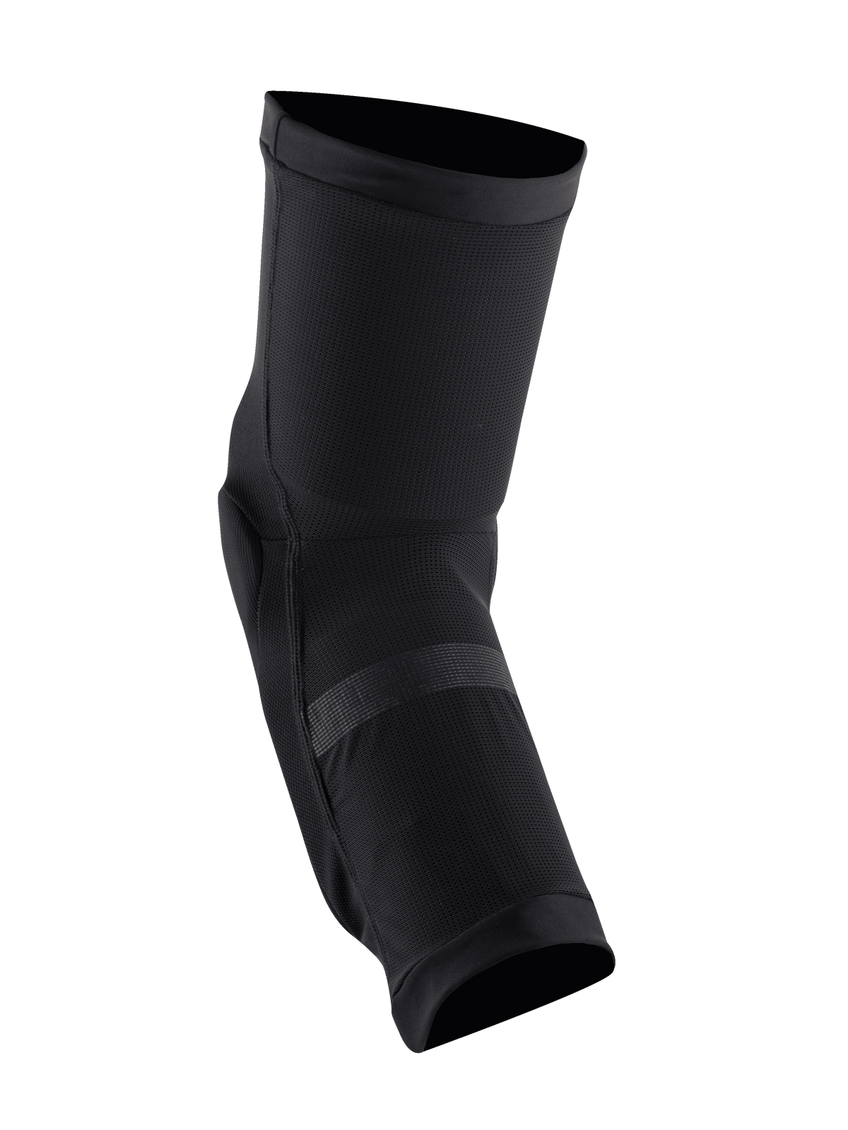 Alpinestars Paragon Plus kniebeschermers, zwart, instapmodel mountainbike kniebeschermers van ademend stretch-mesh, ergonomisch voorgevormd ontwerp voor flexibele off-road bescherming