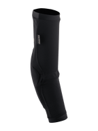 Alpinestars Paragon Plus elleboogbeschermer, MTB-elleboogbeschermer, zwart, slip-on mouwontwerp met ademend stretch-mesh en voorgevormde impactvulling, voorzien van een CE-certificeringslabel en duurzame ripstop-stofversterkingen.