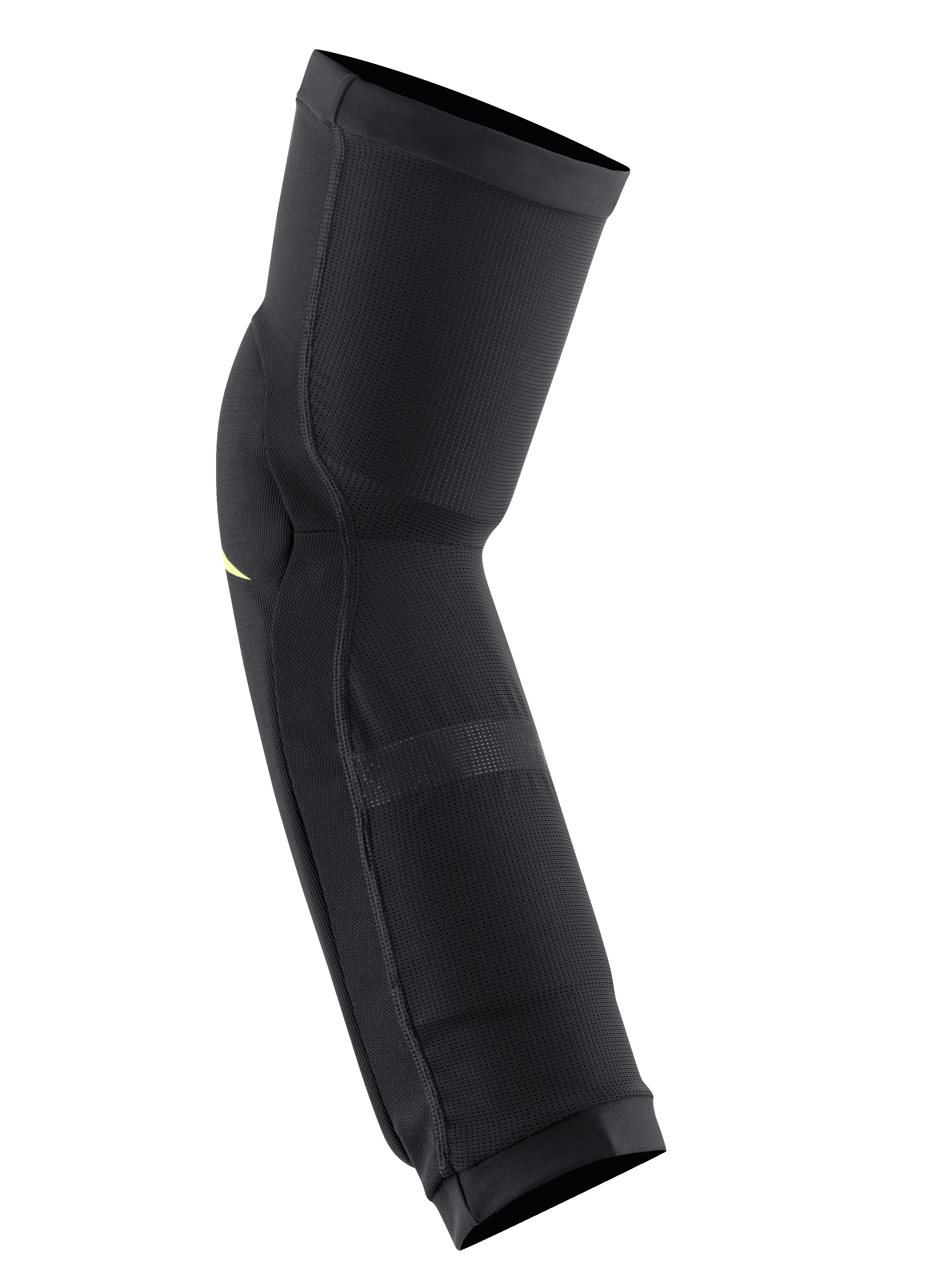 Alpinestars Paragon Plus knie-/scheenbeenbeschermers, Black Acid Yellow, slip-on beschermhoes met ademende mesh-constructie en ergonomisch voorgevormd ontwerp voor MTB trailrijden