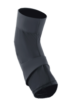 Protecteur de genou Alpinestars A-Motion Plasma Pro, genouillère VTT, noir, manchon à enfiler avec design ergonomique pré-courbé, doté d'une bande de compression centrale et de panneaux en mesh extensible respirant.