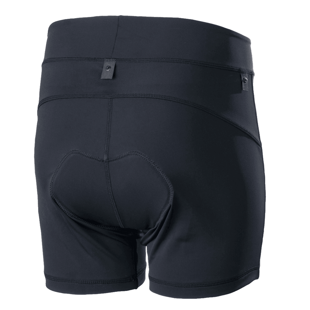 Alpinestars Sous-short Stella Drop pour femme, Noir, sous-short de VTT, vue arrière avec rembourrage en chamois intégré et pattes de fixation à pression, coupe ergonomique à compression pour l'Enduro