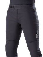 Pantalon thermique Alpinestars A-Dura, pantalon de VTT noir, doté d'une fermeture à cliquet sécurisée à la taille et d'une poche zippée sur la hanche, logo étoile blanc sur le côté, forme pré-courbée pour un confort optimal, matériau thermique durable pour le cyclisme par temps froid
