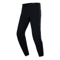 Pantalon imperméable Alpinestars A-Dura, pantalon de cyclisme VTT, noir, coupe technique ajustée avec poches latérales zippées et boucle de taille à cliquet, tissu imperméable lisse, équipement de performance minimaliste pour le VTT