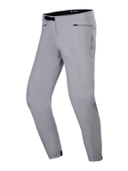 Alpinestars A-Dura Waterproof Pants, pantalon de VTT, gris titane, avec fermeture à cliquet noire à la taille, poches zippées aux hanches et jambes fuselées, conception imperméable durable pour le VTT