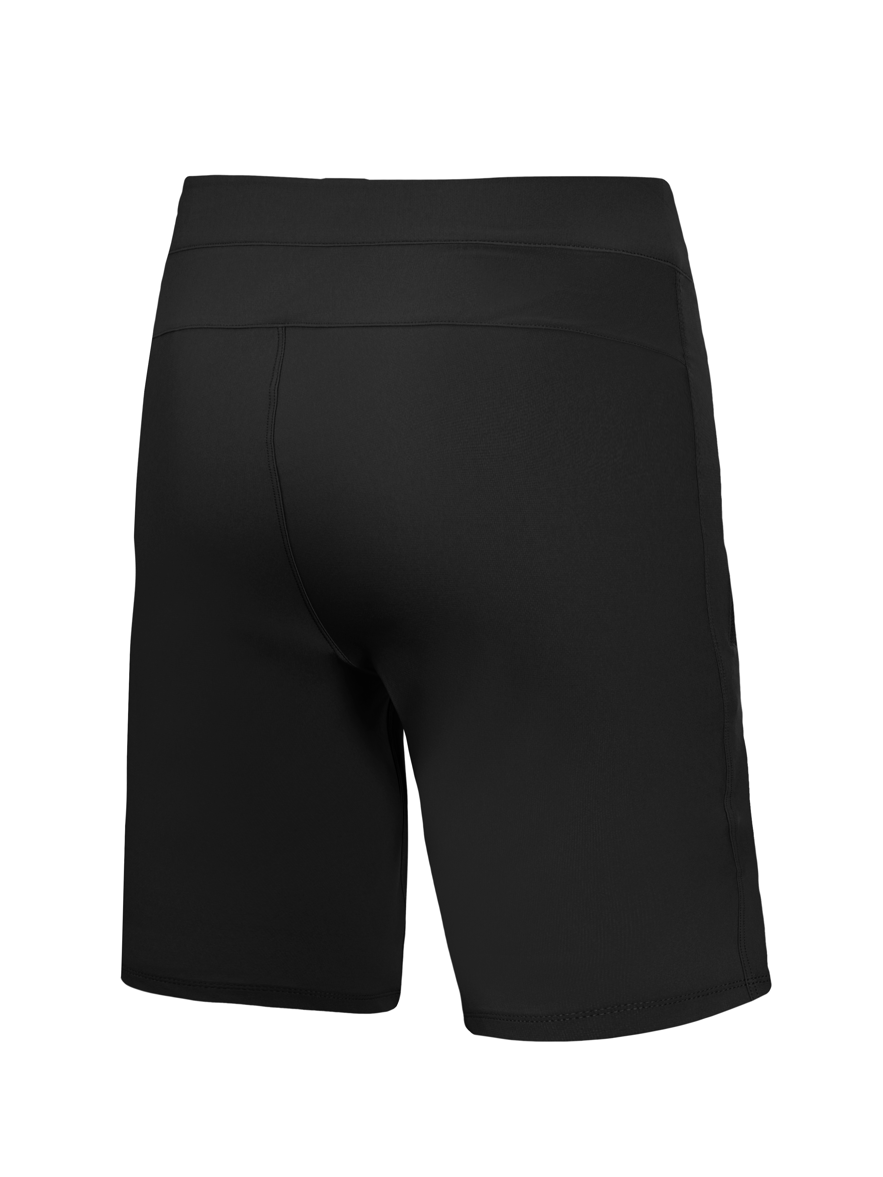 Zwarte A-Dura Ride Liner Shorts, achteraanzicht van technische MTB-basislaag met flexibele stretchstof.