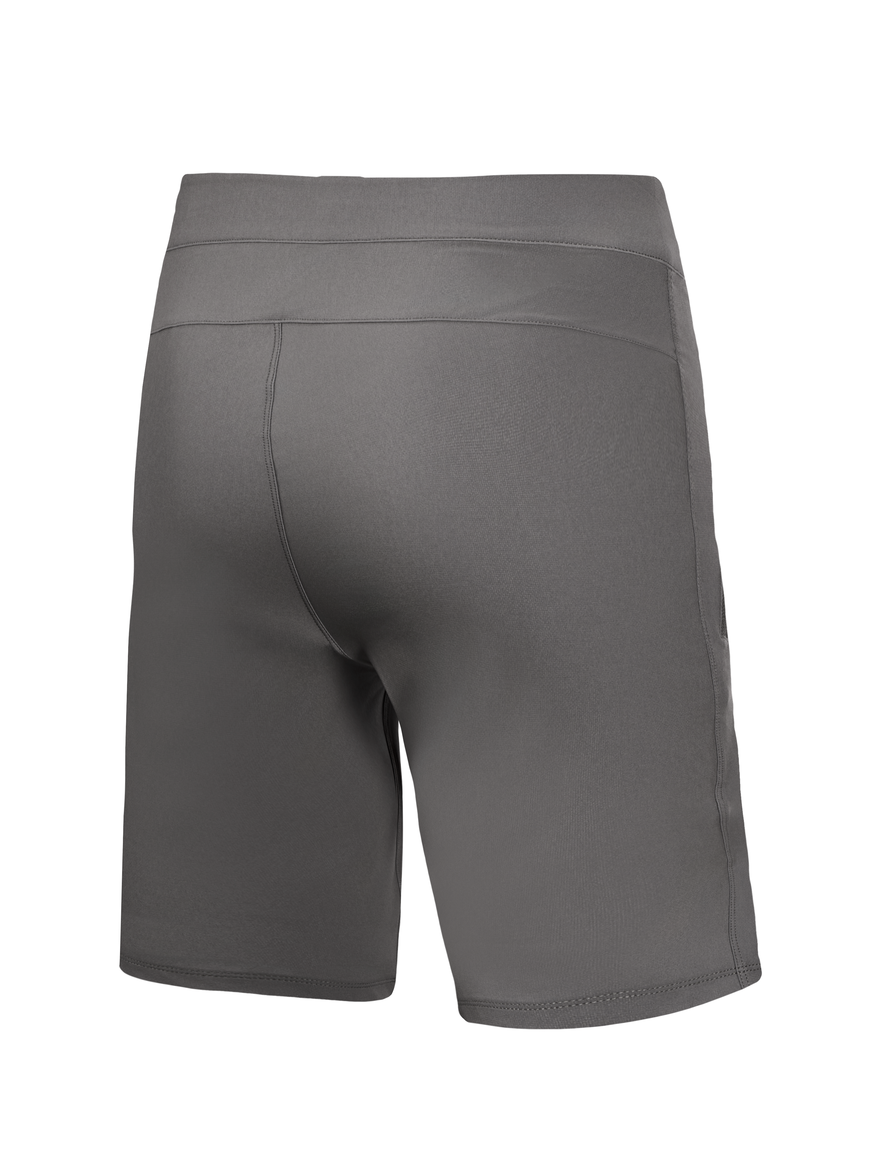 Short A-Dura Ride Liner gris, vue arrière, tissu technique extensible dans 4 directions pour la performance en VTT.