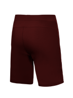 Short Alpinestars A-Dura Ride bordeaux, vue arrière, design minimaliste et tissu extensible robuste pour le VTT.