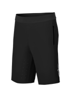 Alpinestars A-Aria Lite Short, mountainbike-short, zwart, voorzien van een brede tailleband, zijzak met ritssluiting, lasergesneden ventilatieopeningen aan de binnenzijde van de dij en wit Astars-logo, performance trailuitrusting