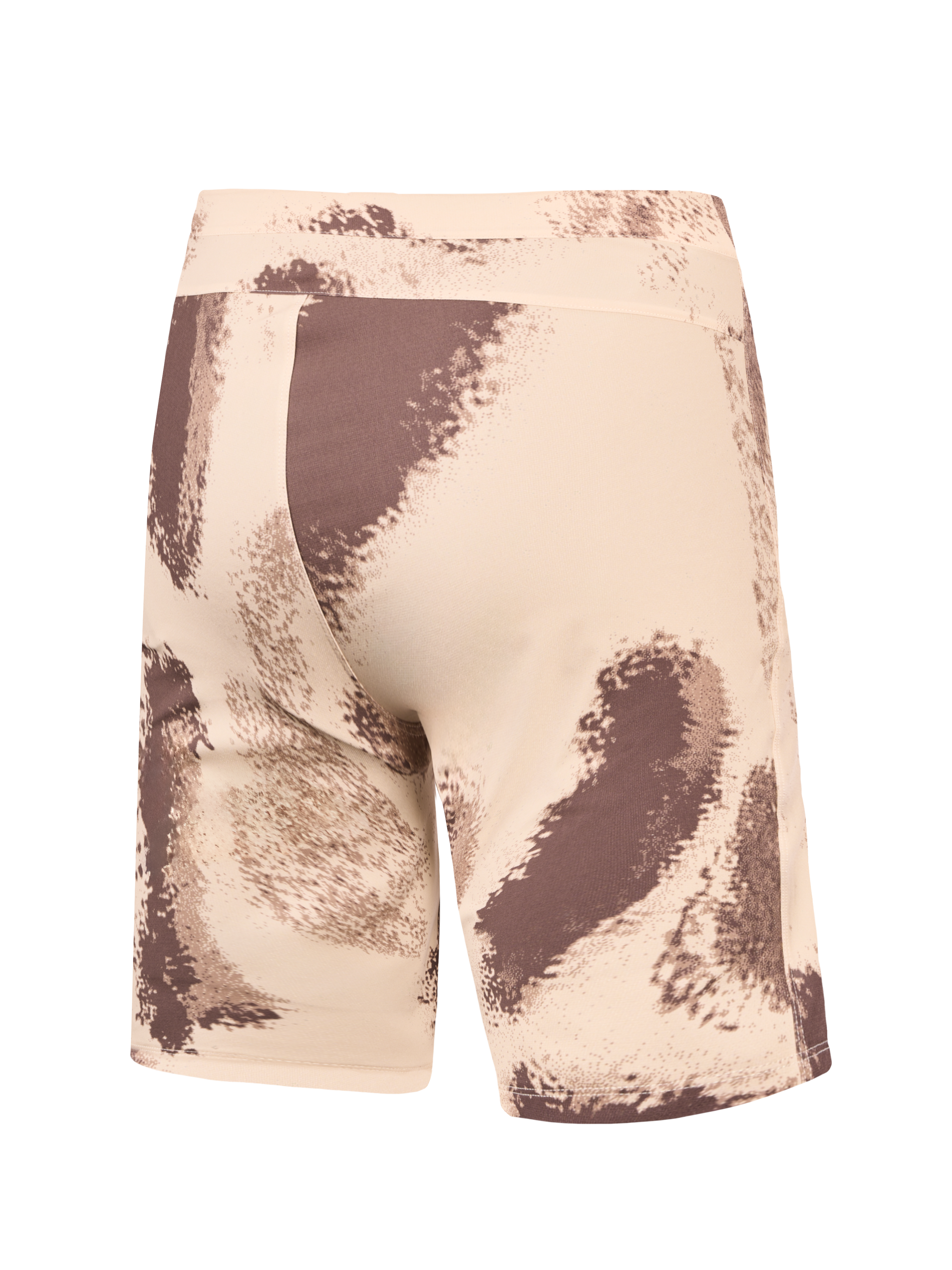 Alpinestars A-Dura Ride Shorts in Sand Camo, achteraanzicht van duurzame mountainbikebroek met 4-way stretch stof.
