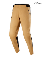 Alpinestars Tahoe 8.1 Wasserdichte Hose, Herren-Mountainbike-Regenhose in Khaki und Schwarz, Vorderansicht mit nahtversiegelter technischer Textilkonstruktion und Reißverschlusstaschen
