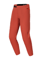 Alpinestars A-Dura Elite Pants, pantalon de VTT, orange foncé, doté d'un tissu Cordura extensible dans 4 directions, d'une fermeture à cliquet à la taille, d'une poche latérale zippée et de bas de jambes élastiqués