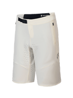 Alpinestars A-Aria Elite Short, ecrukleurige mountainbikeshorts met magnetische gespsluiting en 4-weg stretch gerecyclede stof