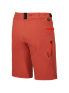 Alpinestars A-Dura Elite Short, heren mountainbike-cycling shorts in donkeroranje, duurzame 4-way stretch Cordura-stof, veilige zakken met rits en verstelbare taille