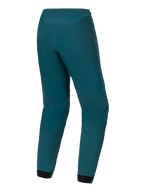 Alpinestars A-Dura Hose, Mountainbike-Hose, Dark Pine Green, Rückansicht, mit schwarzen elastischen Bündchen, strapazierfähiges Textildesign für Offroad-MTB-Trail-Fahrten