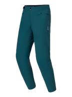 Alpinestars A-Dura Hose, Mountainbike-Hose, Dark Pine Grün, mit doppeltem Druckknopfverschluss und seitlichen Taillenverstellern, weißes Stern-Logo auf dem linken Oberschenkel, strapazierfähiges 2-Wege-Stretch-Textil für MTB-Trailfahrten