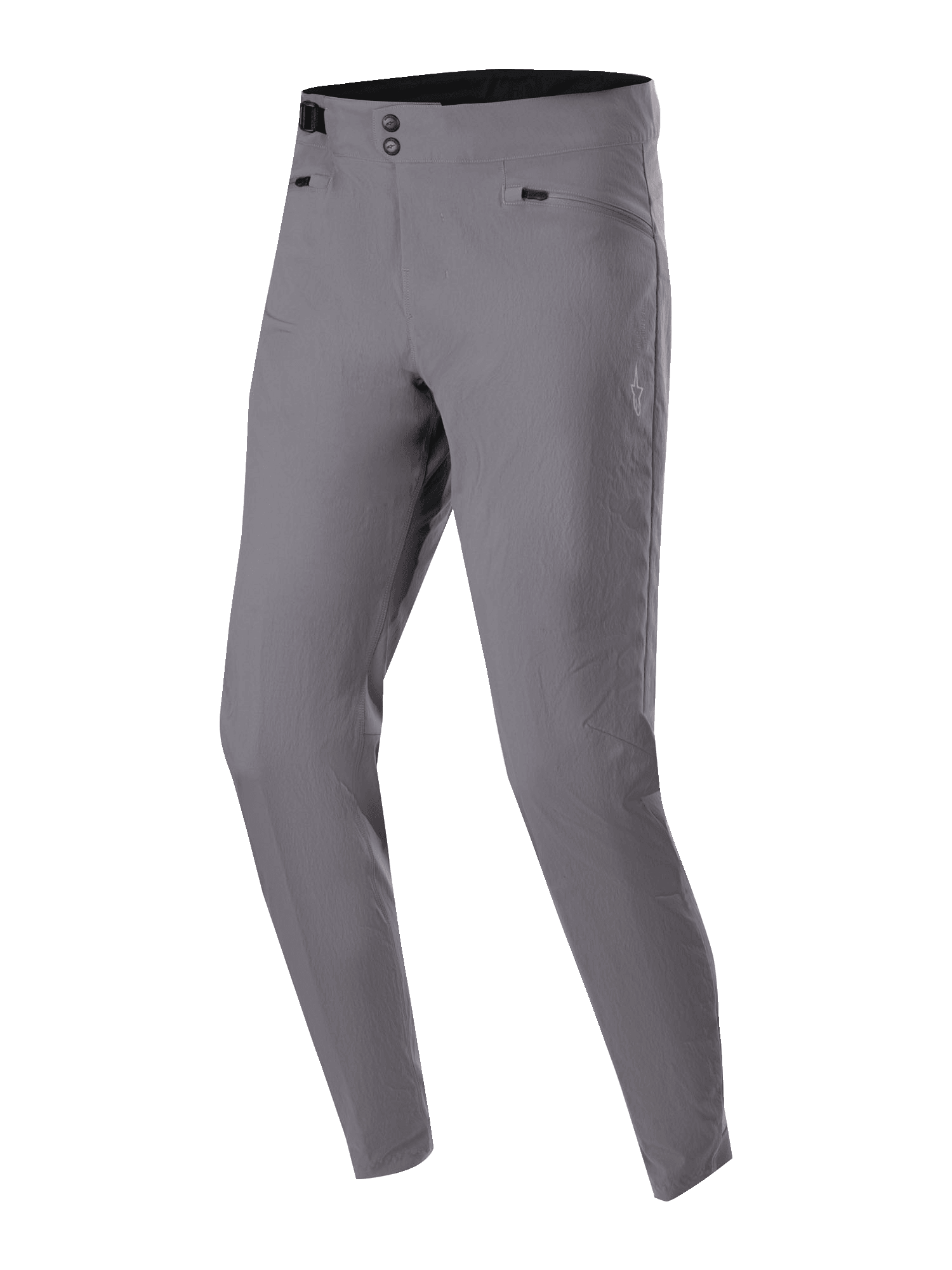 Alpinestars A-Dura Hose, MTB-Fahrradhose, Dunkelgrau, mit doppeltem Druckknopfverschluss, seitlichen Taillenverstellern und Reißverschlusstaschen an der Hüfte, strapazierfähiges 2-Wege-Stretch-Gewebe für Mountainbiking