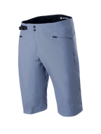Short Alpinestars A-Dura, short de VTT, bleu Infinity, avec double fermeture à pression à l'avant, boucle de serrage latérale noire réglable, poches zippées et tissu texturé extensible dans deux directions, vêtement technique de VTT