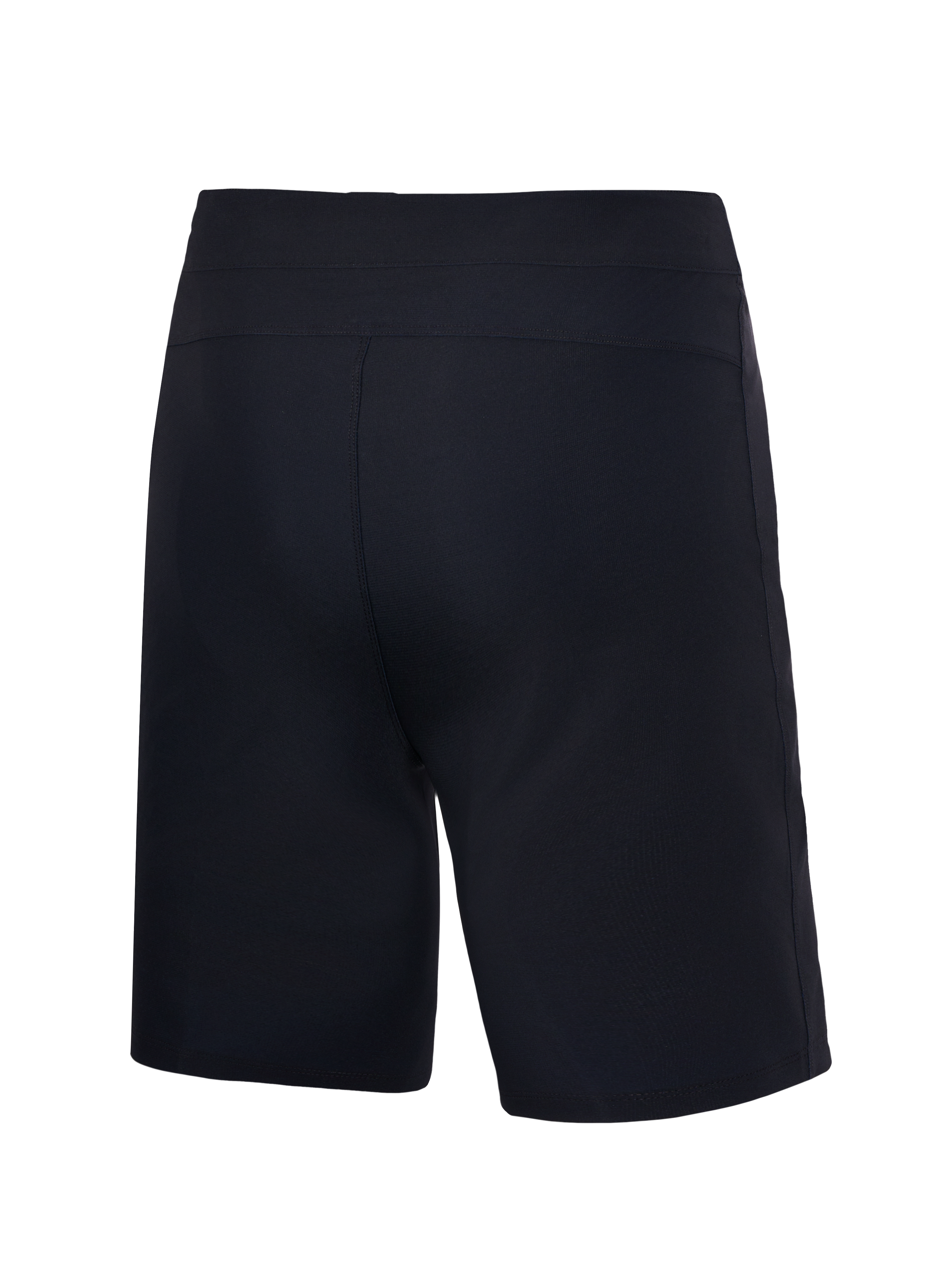 Jeune A-Dura Ride Shorts noirs, vue arrière, vêtement de VTT durable en tissu extensible 4 directions et coupe régulière.
