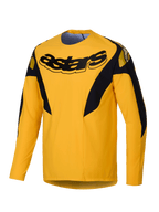 Alpinestars Maillot A-Supra Melt Gold Édition Limitée, maillot de VTT à manches longues pour homme, jaune foncé, en polyester microperforé léger et ventilé avec panneaux stretch