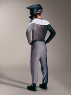 Maillot Alpinestars A-Supra Elite gris dégradé, vue arrière de la tenue VTT performance au design dégradé.