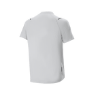 Maillot Alpinestars A-Aria Astar, maillot de cyclisme à manches courtes, White Dove, vue de dos présentant un tissu léger et respirant, une coupe allongée à l'arrière pour une meilleure protection et des accents réfléchissants discrets.