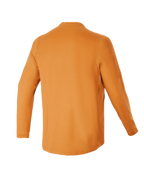 Alpinestars Youth A-Dura Rocker Jersey met lange mouwen, Dark Gold, achteraanzicht met de verlengde achterzoom, technische vochtafvoerende stof voor mountainbiken voor jongeren