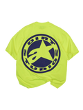 Alpinestars Limited Edition Dirt Studios Tech Series T-Shirt, Kurzarm-T-Shirt in Fluo Gelb, marineblaues Rückenlogo, Baumwolle.