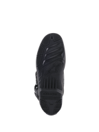 Alpinestars Tech 5 laarzen, zwarte motorcrosszool met hoge grip, logo en vervangbare dubbele compound zool voor off-road.