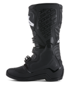 Alpinestars Tech 5 laarzen, zwarte motocross motorlaarzen met TPU-scheenplaat en biomechanisch pivotsysteem, CE-gecertificeerd.