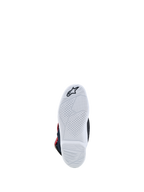 Alpinestars Jeugd Tech 7S laarzen, witte vervangbare zool met hoge grip voor junior motocross racing en controle.