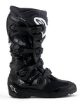 Alpinestars Tech 7 Enduro Gore-Tex laarzen, waterdichte off-road motorlaarzen, zwart en wit, TPU-bescherming, gripvaste zool, CE-gecertificeerd.