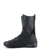 Bottes Alpinestars SP-X BOA®, bottes de moto, noires, conception mi-haute avec panneaux en microfibre et maille Rideknit, dotées d'une fermeture éclair médiane et d'un profil sportif élégant