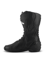 Alpinestars SMX-6 V3 Drystar® Stiefel, schwarze Performance-Motorradstiefel, Seitenprofil mit hoch geschnittener Mikrofaser-Konstruktion, schützenden TPU-Paneelen und Drystar-Branding