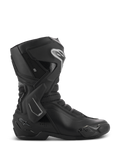 Alpinestars Stella SMX-6 V3 Drystar Stiefel, Damen-Motorradstiefel, Schwarz mit silbernen Akzenten, wasserdichte Drystar-Membran, mit TPU-Schienbeinplatte, Knöchelschutz und Zehenschleifer, Performance-Fahrausrüstung