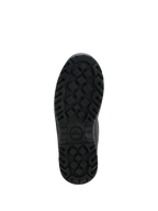 Alpinestars Woman Judy Waterproof Boots, Black motorcycle boots, bottom view of the rugged rubber outsole, textured tread pattern for enhanced grip and durability, featuring the Stella logo