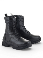 Alpinestars bottes Ava, bottes de moto urbaines pour femme, noires, cuir pleine fleur avec semelles massives, certifiées CE