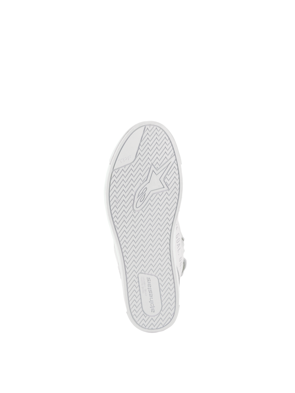 Alpinestars Stella Stated Podium schoenen, dames motorlaarzen, witte gevulkaniseerde rubberen zool met hoge grip en tractie voor stedelijk motorrijden, wit en grijs.