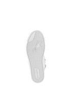 Alpinestars Stella Stated Podium schoenen, dames motorlaarzen, witte gevulkaniseerde rubberen zool met hoge grip en tractie voor stedelijk motorrijden, wit en grijs.