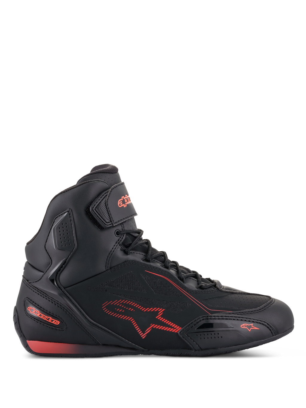 Alpinestars Faster-3 バイク靴 サイズ9 ブラック/レッド Faster-3 Drystar® - Black Motorcycle Shoes | Alpinestars®