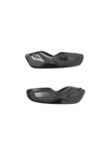 Alpinestars SMX-6 Zehenschleifer, Ersatzteile für Motorradstiefel, Schwarz, glänzendes und mattes Finish, aerodynamisches Design mit geprägtem Stern-Logo, Paar für Renn- und Sporteinsatz