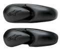 Alpinestars Super SMX 3 Slider, Paar Ersatz-Zehenschleifer für Motorradstiefel, Schwarz, mattes Finish mit geprägtem Alpinestars Stern-Logo, Ersatzteil für SMX-3 Stiefel