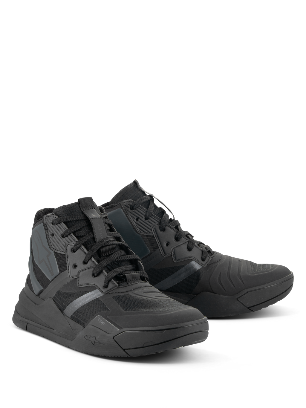 Chaussures Alpinestars Speedflight, chaussures de moto de performance, Noir Noir, baskets au style sport-urbain avec tige en ripstop, empiècements sans couture et semelle protectrice épaisse, chaussures de moto urbaines