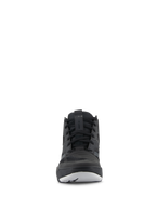 Alpinestars Speedflight schoenen, performance motorschoenen, zwart en wit, vooraanzicht, sneaker-stijl motorschoeisel met ripstop bovenwerk en zwarte veters